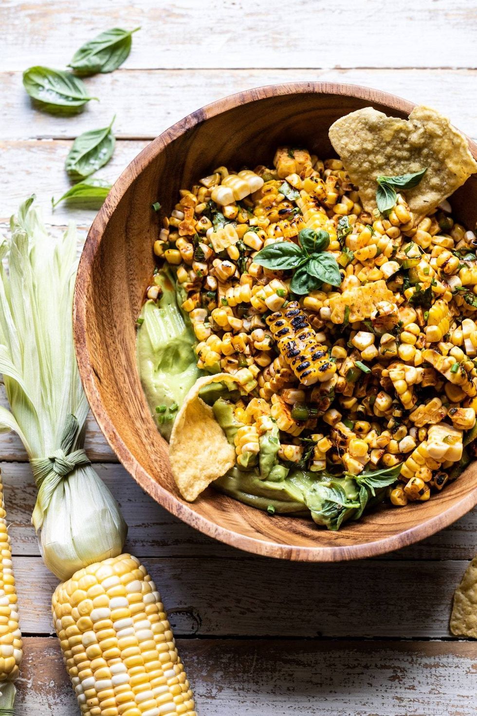 Grilled Street Corn Salad with Avocado \u201cMayo\u201d