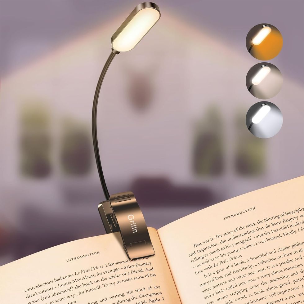 Gritin 16 LED Rechargeable Book Light