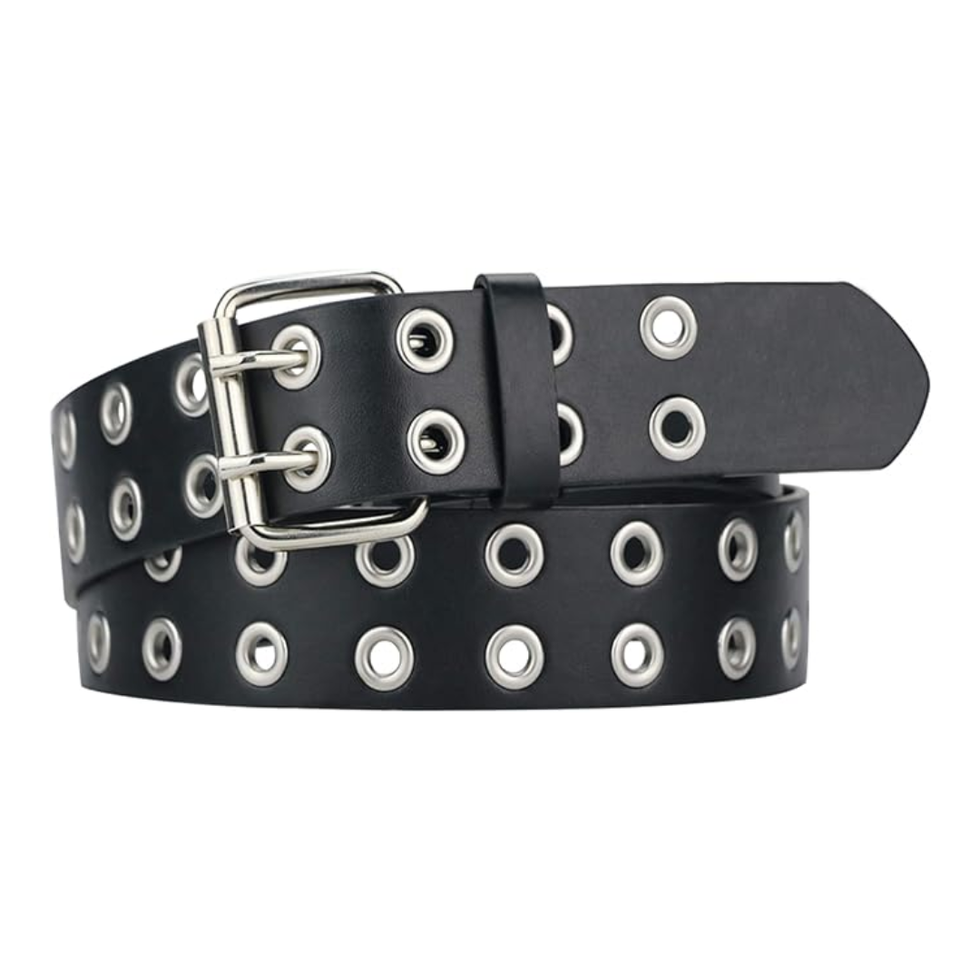 Grommet Leather Belt