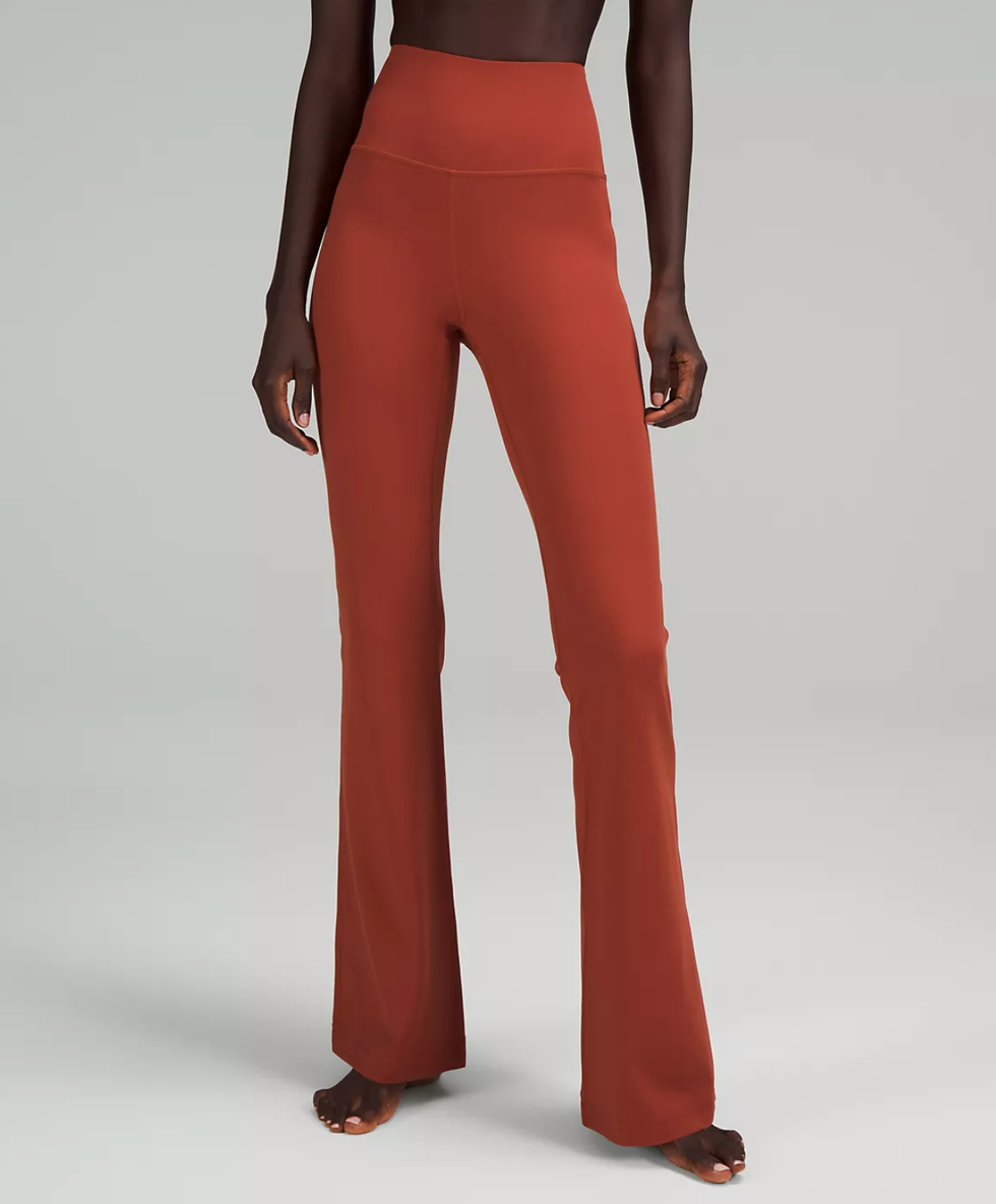 Groove Super-High-Rise Flared Pant Nulu in Cayenne lululemon sale