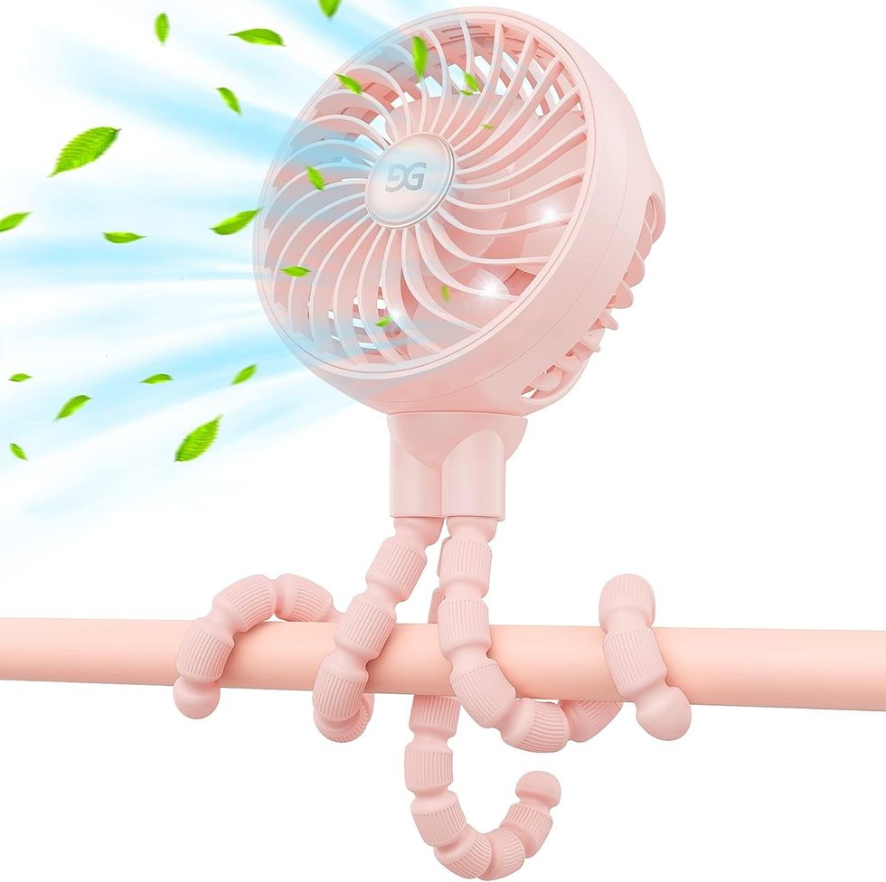 GUSGU Stroller Fan with Flexible Tripod Clip