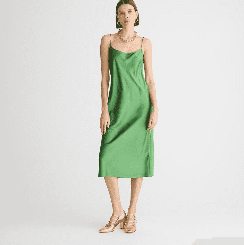 chinese dress ladies Slip Dress 'Iris', Linen Slip Dress main image 1