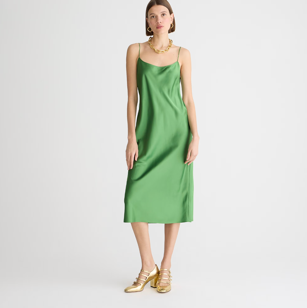 Gwyneth Slip Dress in Luster Charmeuse