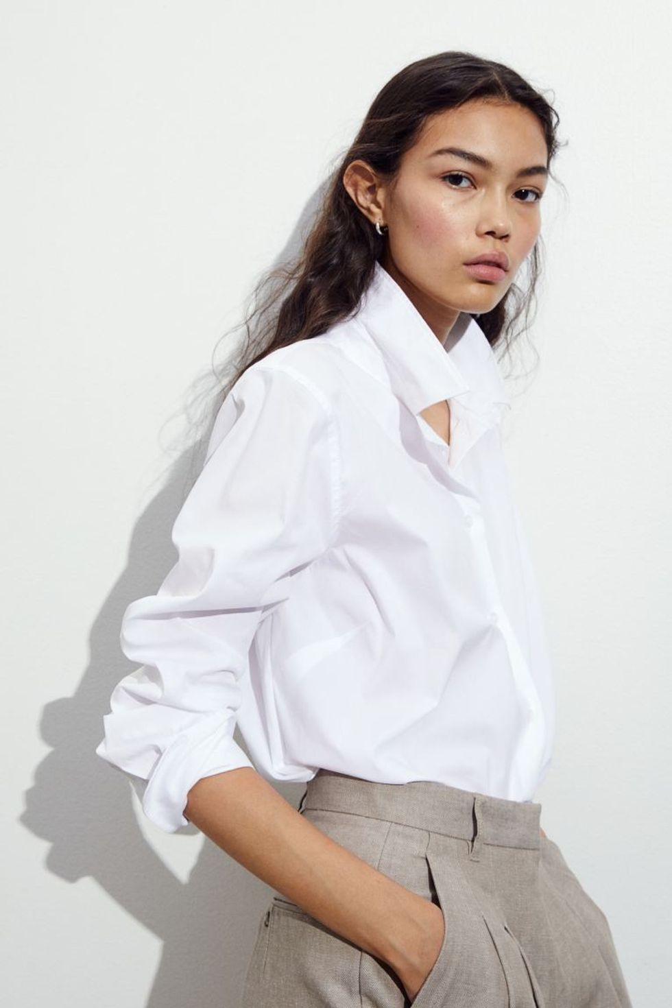 H&M Cotton-Blend Shirt