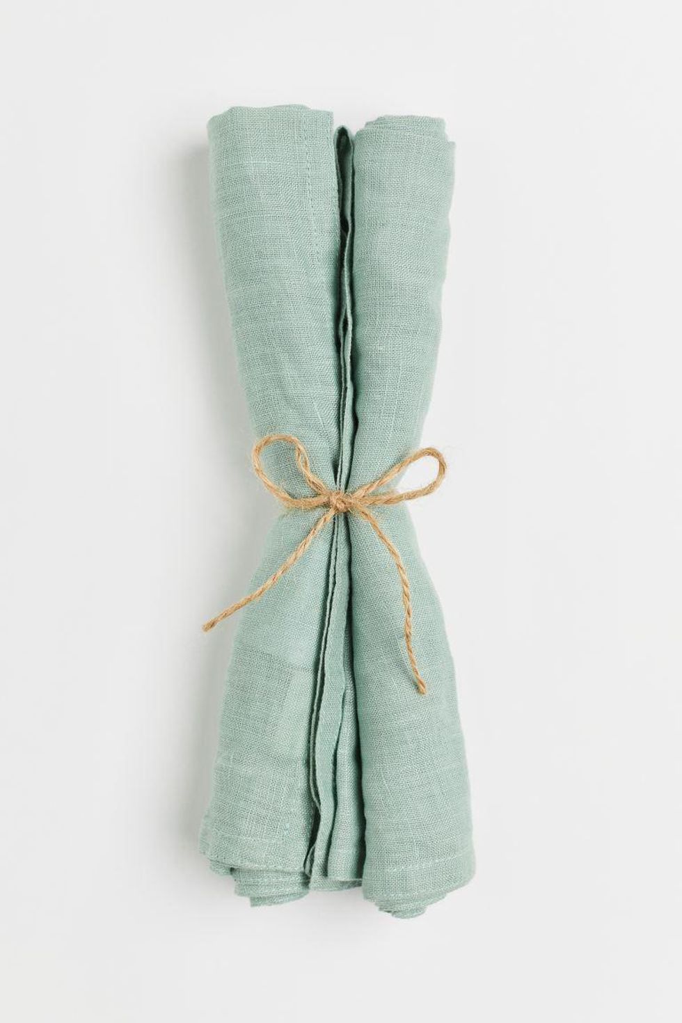 H&M Mint Green Linen Napkins