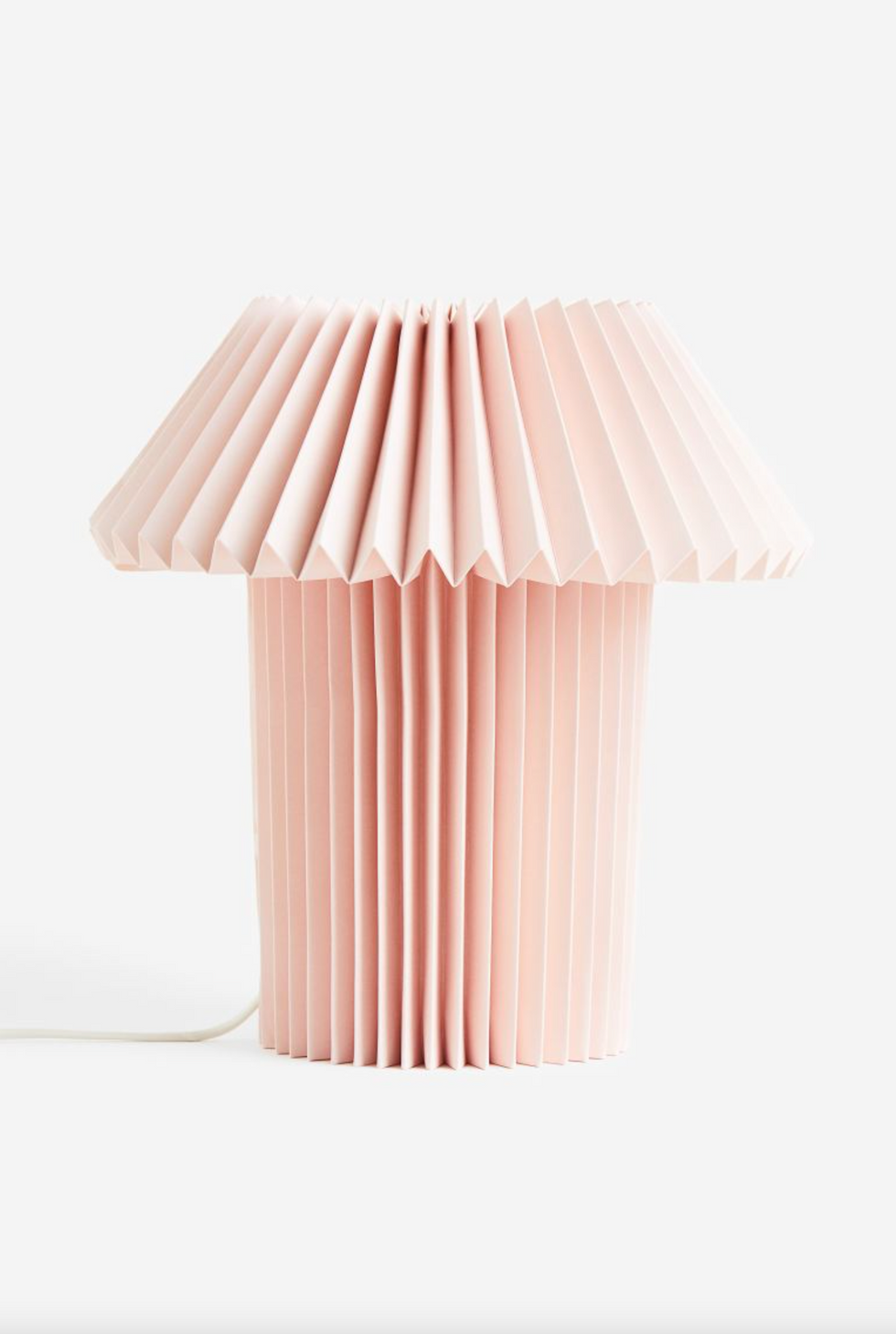H&M Pleated Paper Table Lamp