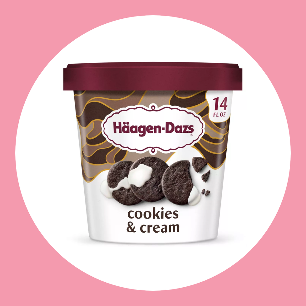 H\u00e4agen-Dazs Cookies & Cream Ice Cream