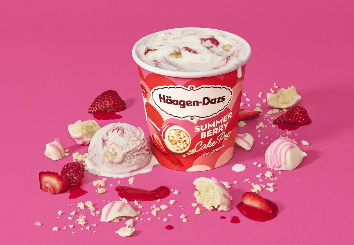 häagen dazs ice cream summer berry flavor