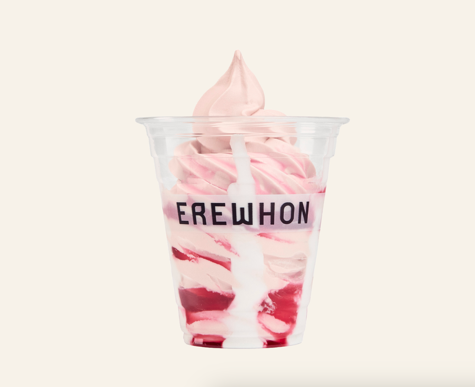 hailey bieber smoothie soft serve