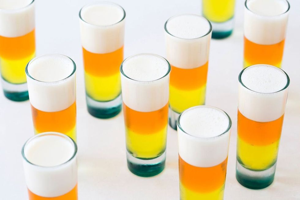 Halloween Candy Corn Jello Shots Recipe