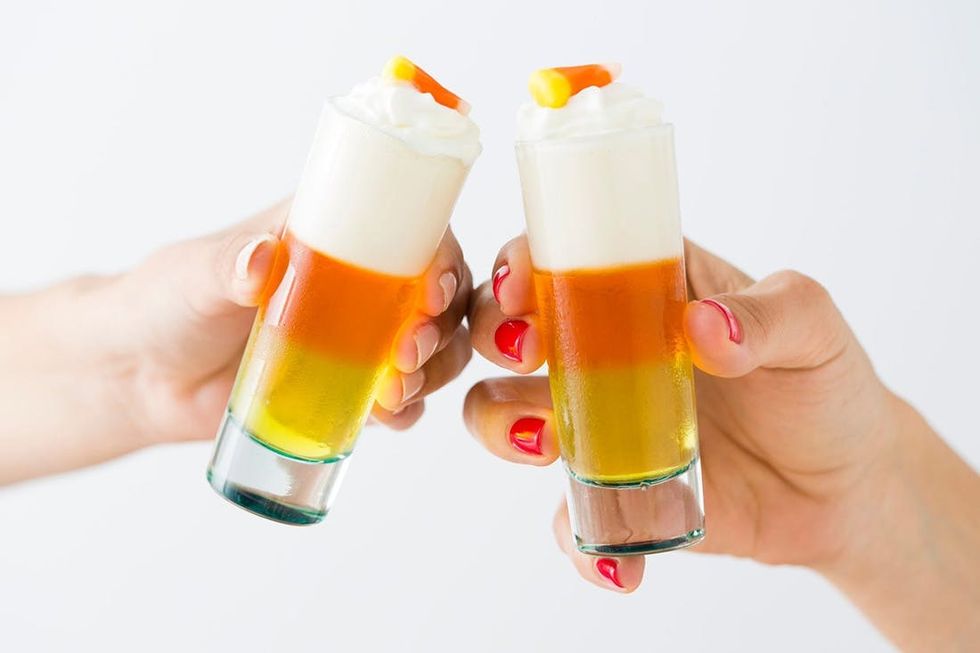 Halloween Candy Corn Jello Shots Recipe