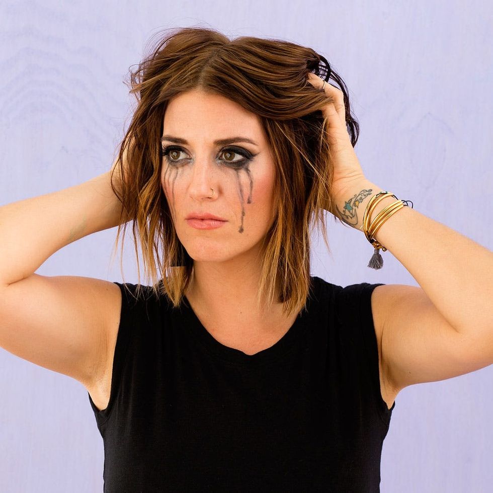 halloween cry makeup