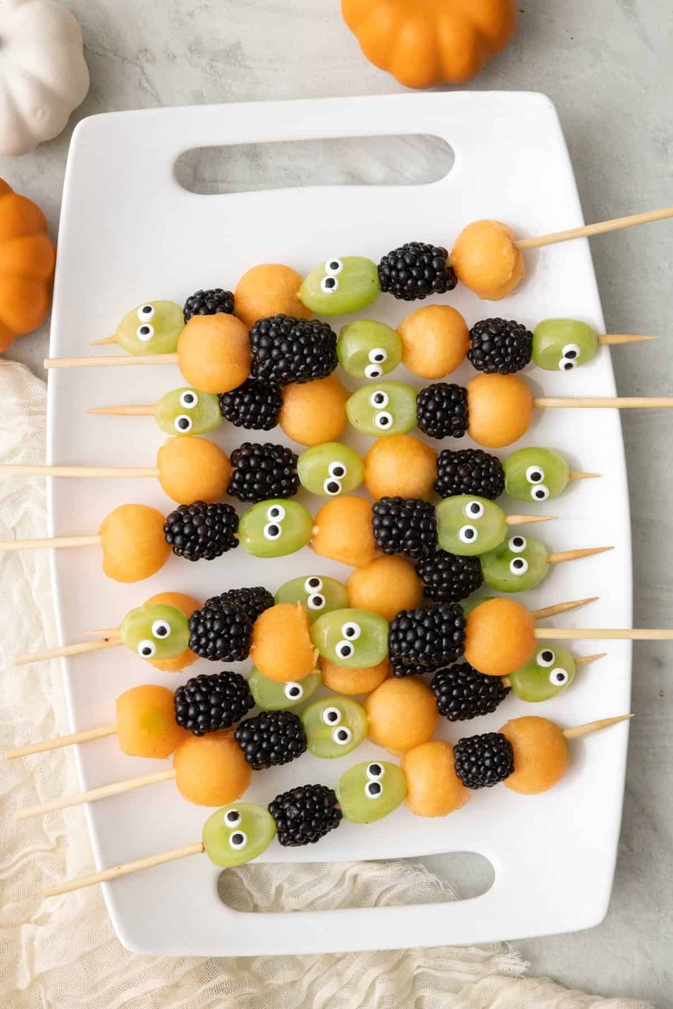 Halloween Fruit Kabobs