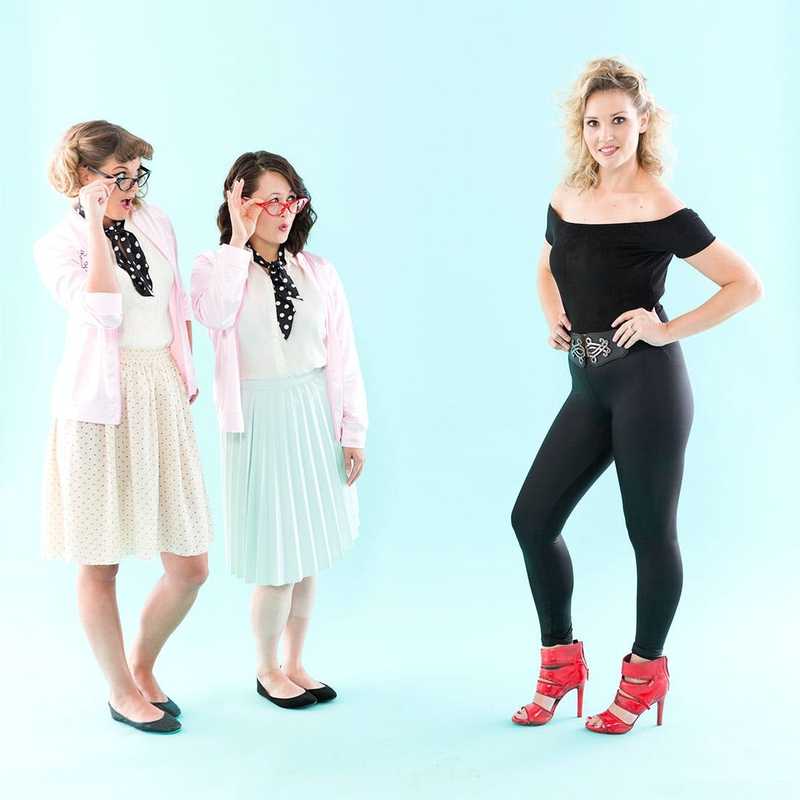 This Grease Group Halloween Costume Is Electrifying - Brit + Co