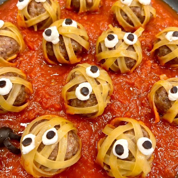 Halloween Mummy Meatballs Recipe