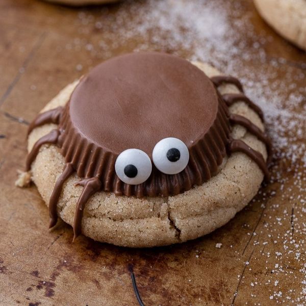 halloween spider cookies