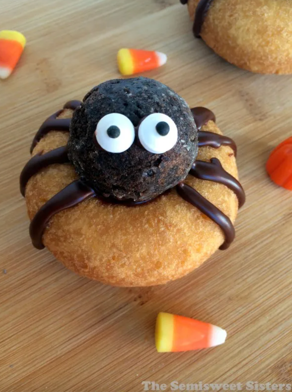 Halloween Spider Donuts