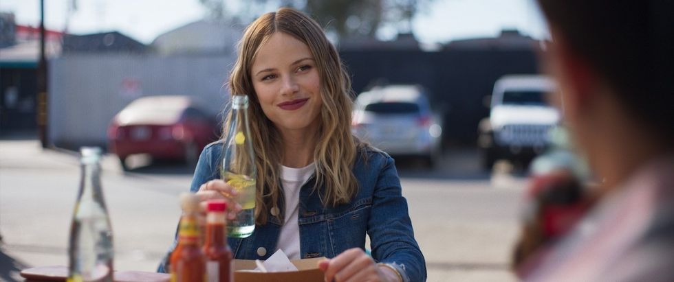 halston sage in the list movie