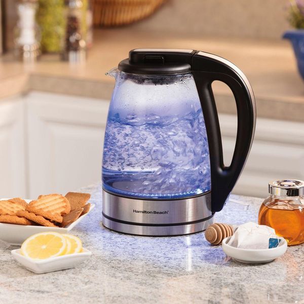 Hamilton Beach 1.7L Illuminated Glass Kettle