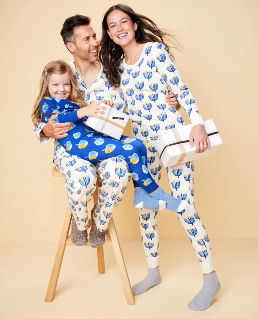 Hanukkah Matching Family Pajamas