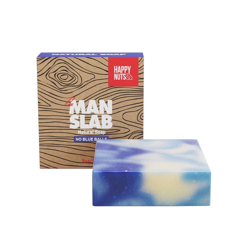 Happy Nuts Man Slab Natural Soap