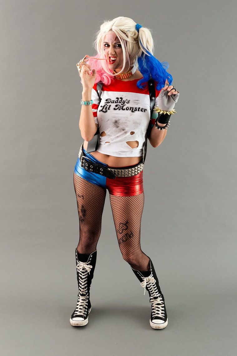 The Ultimate DIY Harley Quinn Costume Tutorial - Brit + Co - Brit + Co