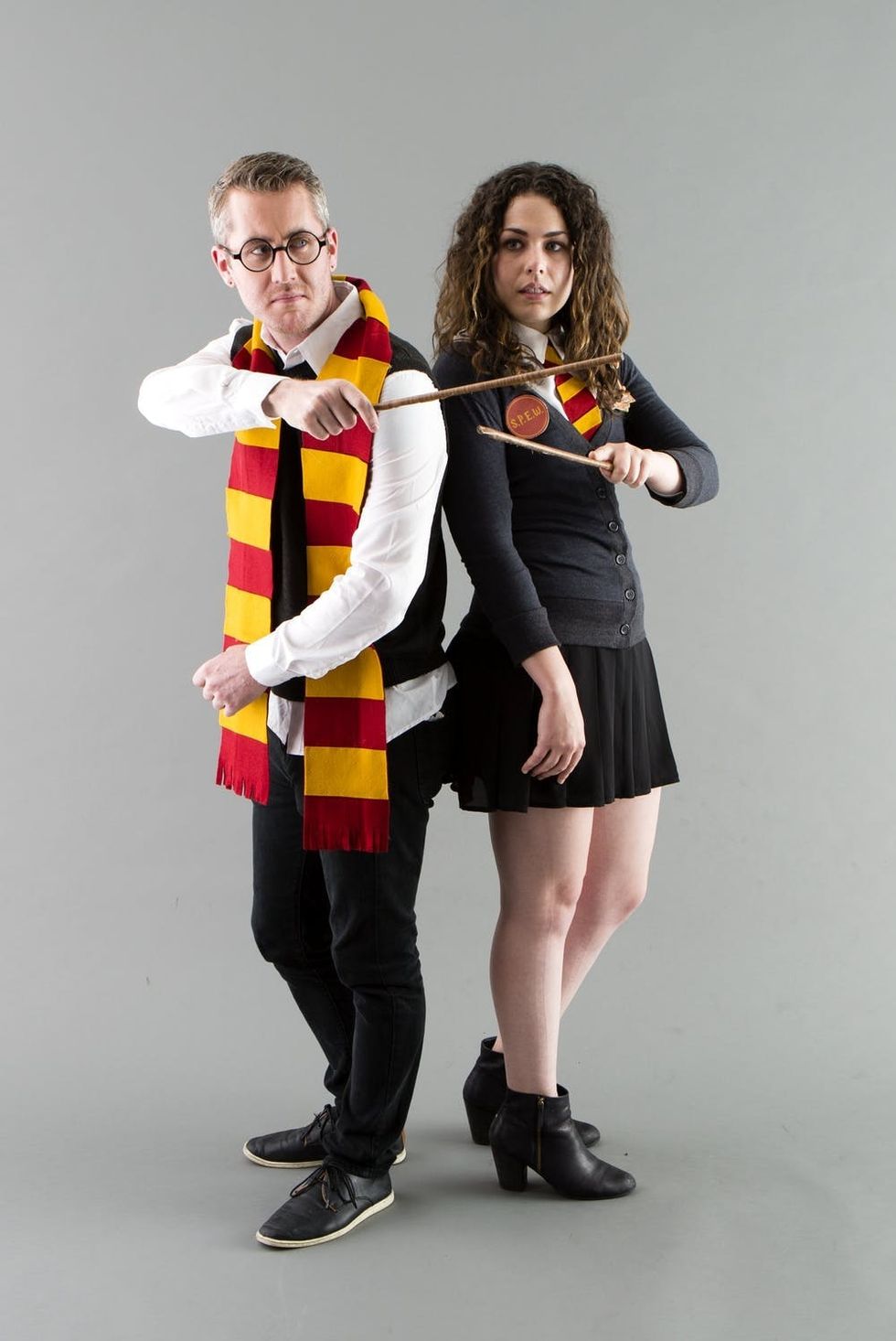 Harry Potter and Hermione diy couples costume idea