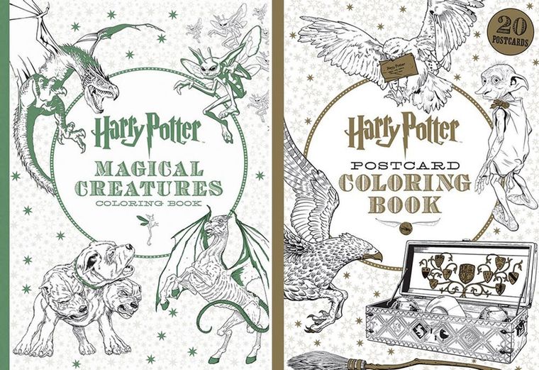 Harry Potter Magical Creatures Postcard Colouring Book – A Review