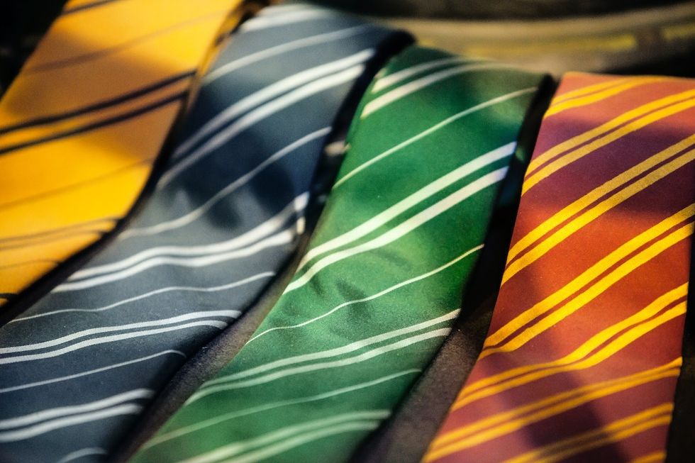 harry potter house ties hogwarts houses