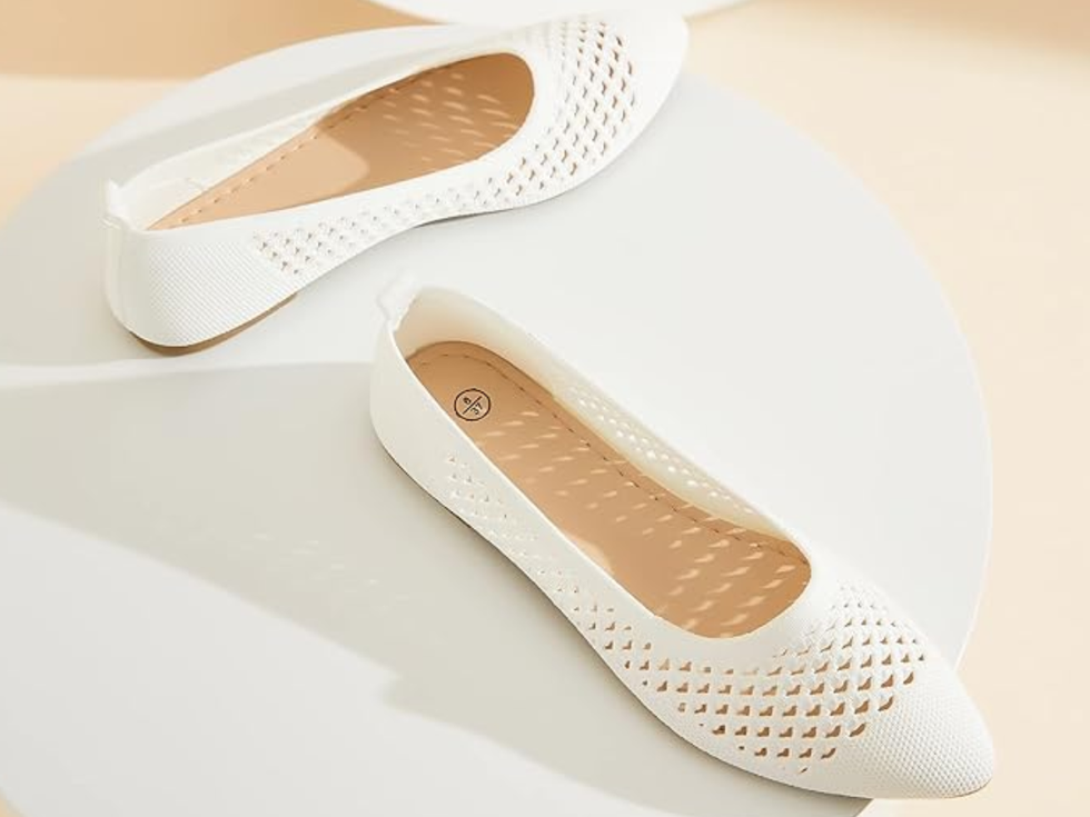 Hash Bubbie Mesh Knit Ballet Flats