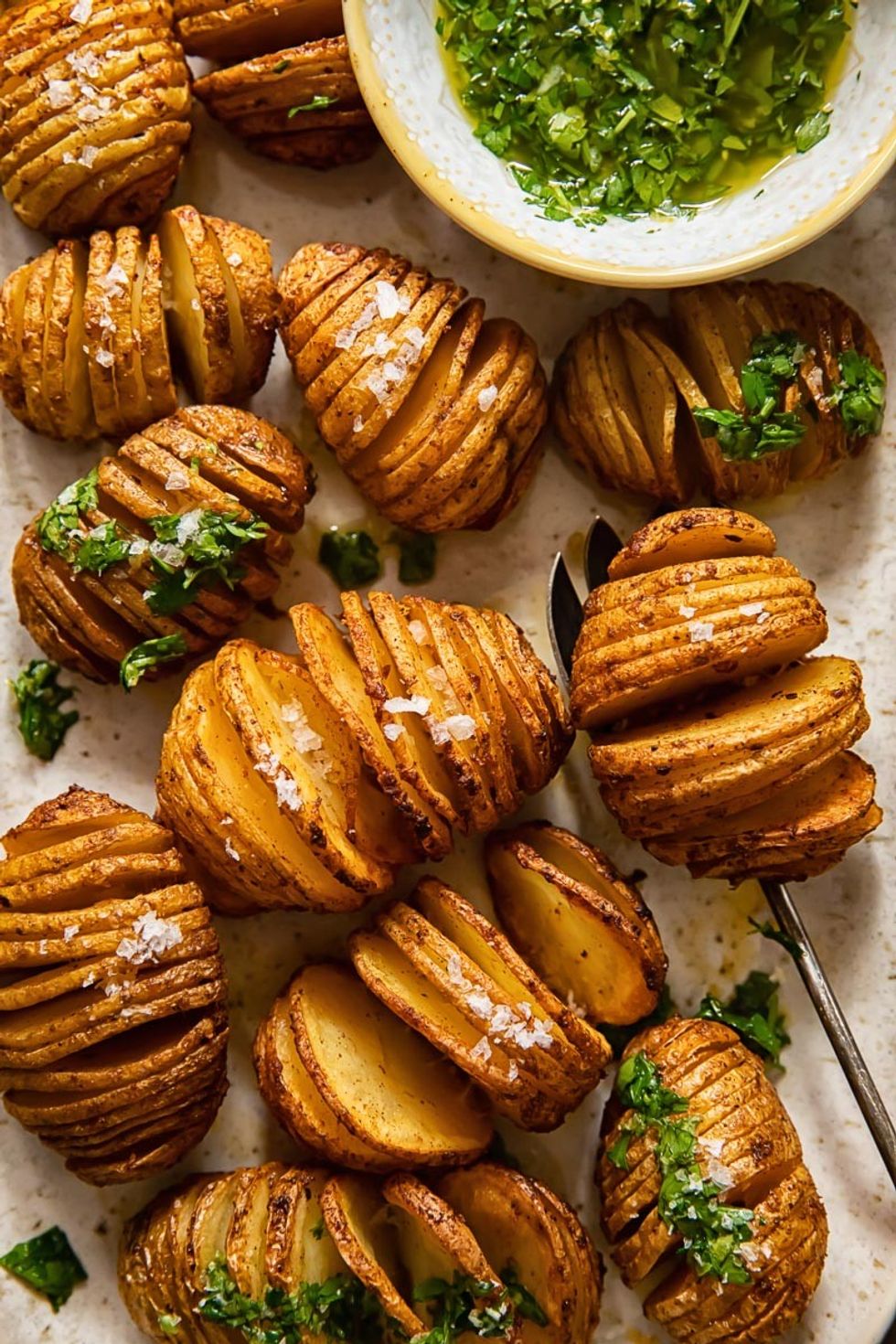 Hasselback potatoes