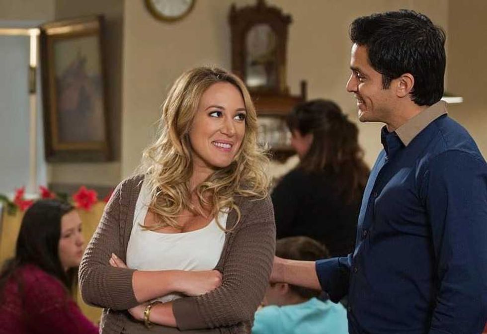 Haylie Duff and Nicholas Gonzalez in Christmas Belle