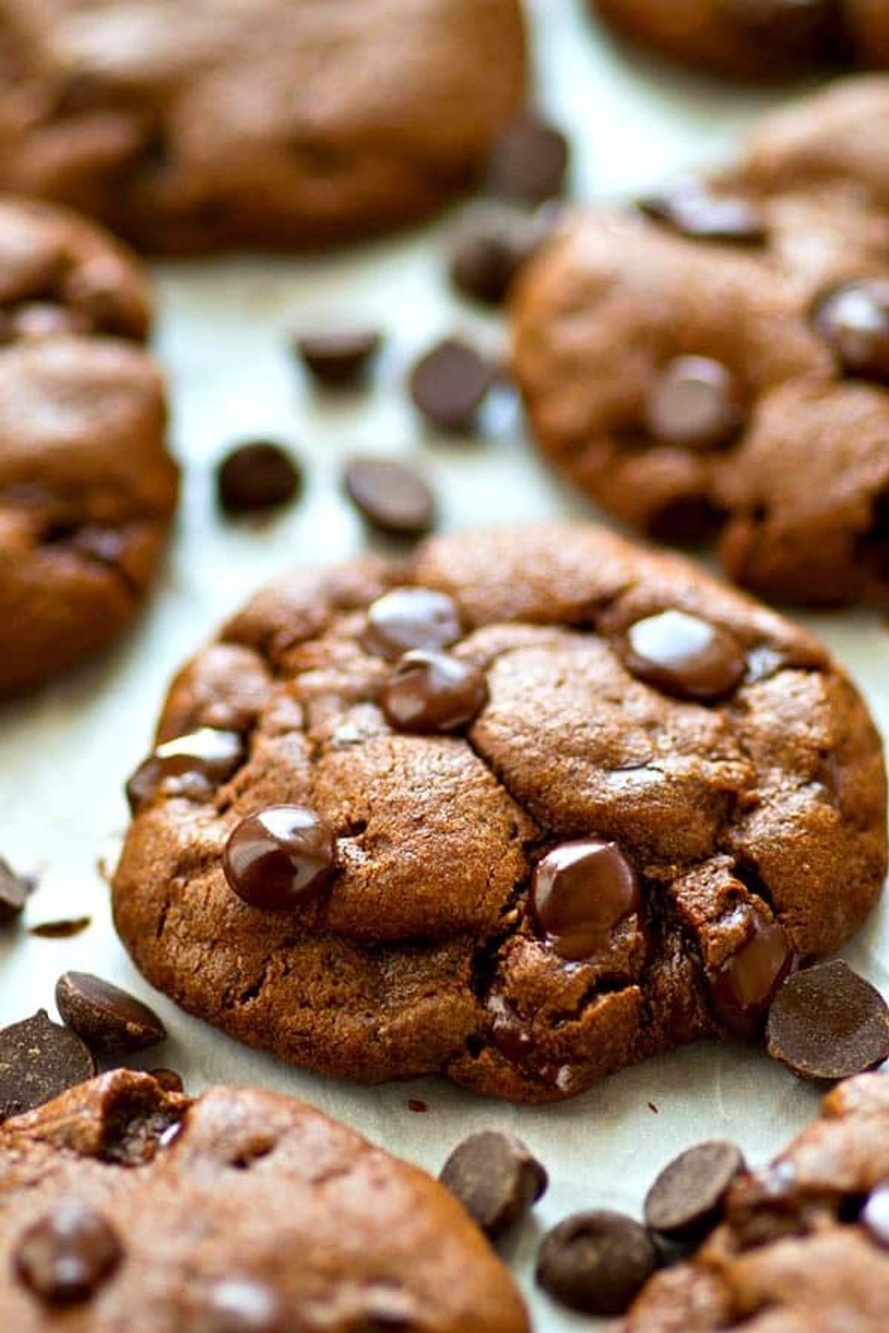HEALTHY COCONUT OIL DOUBLE CHOCOLATE CHIP COOKIES