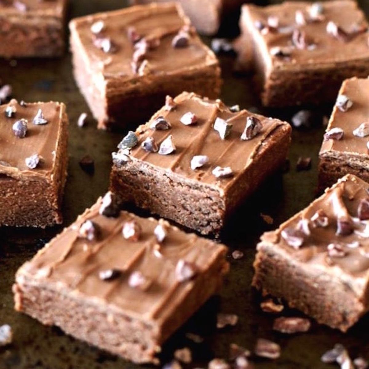 healthy dessert recipes chocolate cheesecake bars