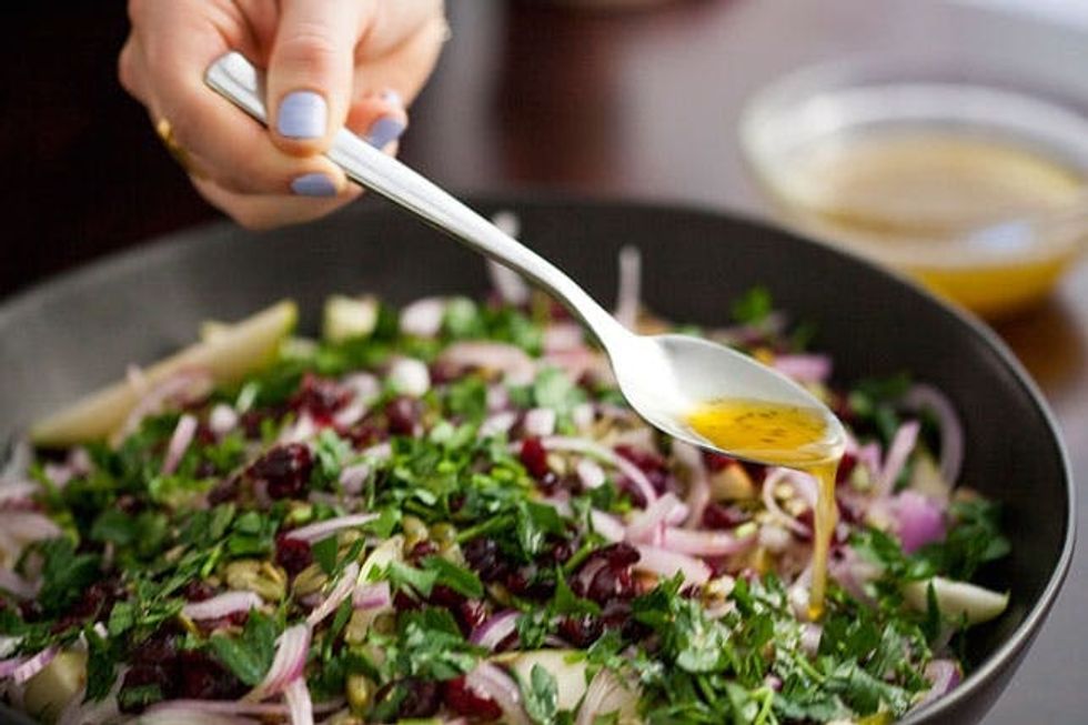 Healthy Fall Farro Salad