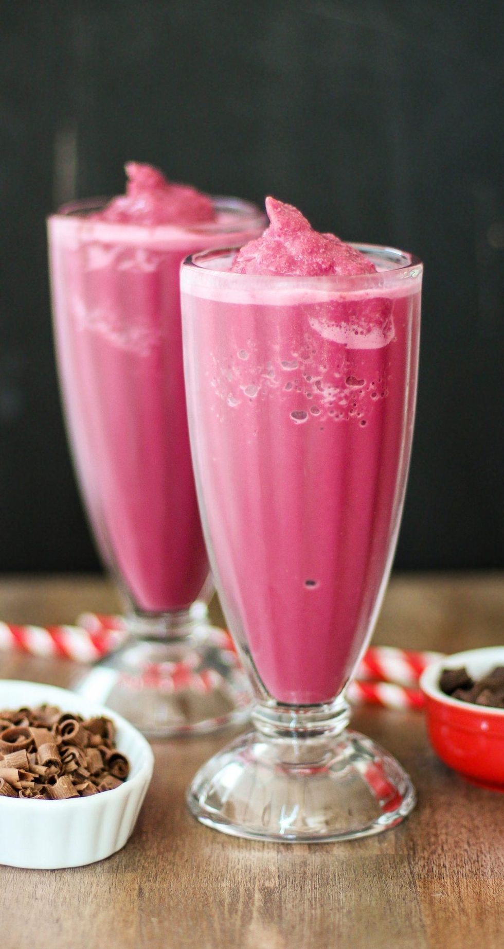 Healthy Red Velvet Milkshake
