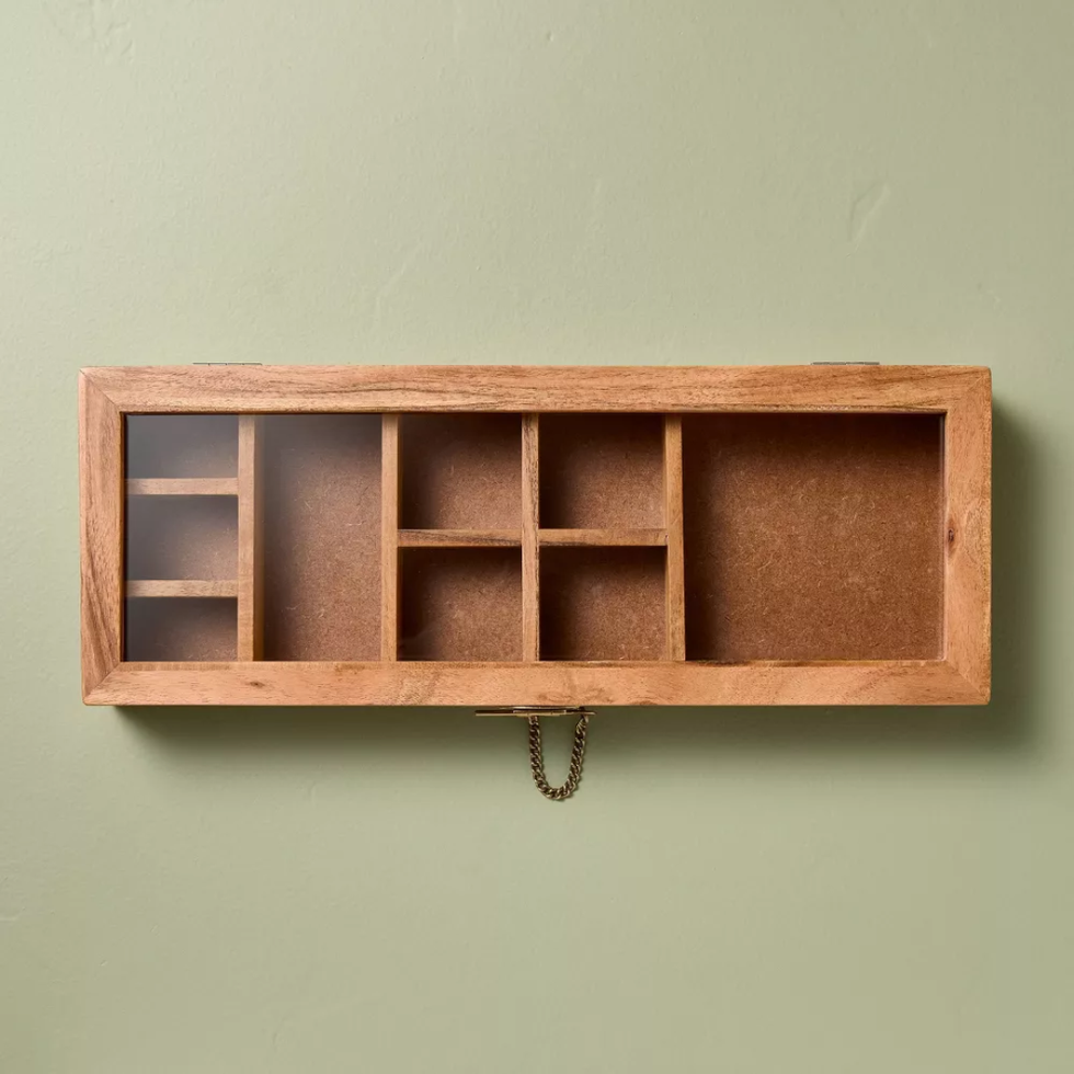 Hearth & Hand With Magnolia Small Wood Curio Box