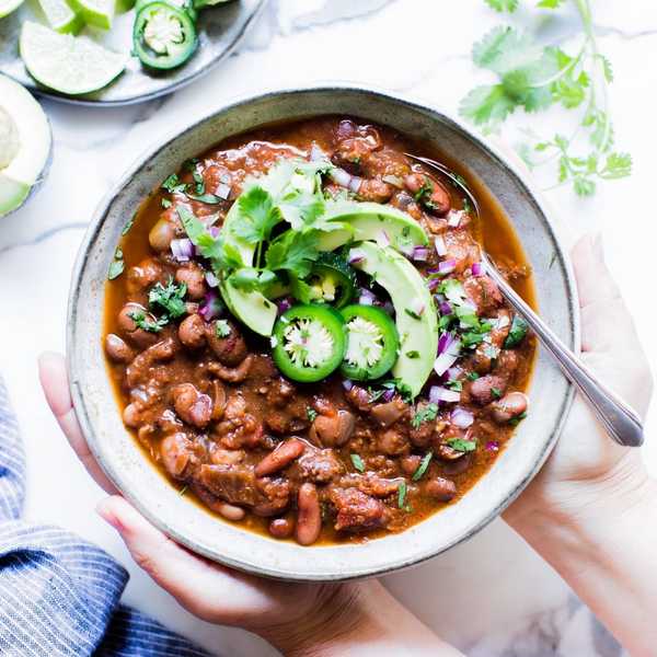 Hearty Crock Pot Vegetarian Chili