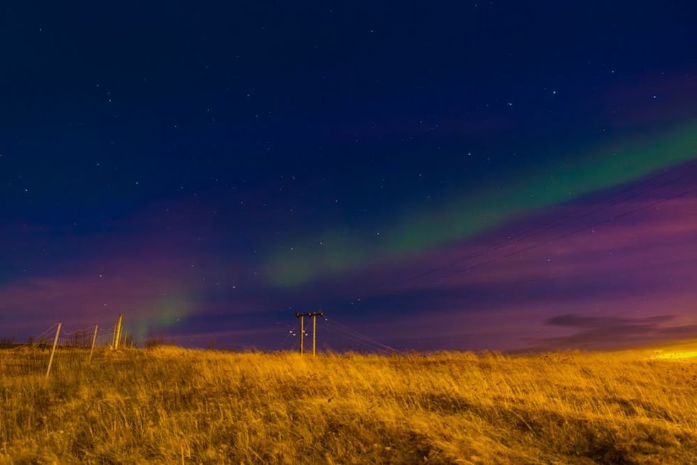 Hella Iceland Northern Lights