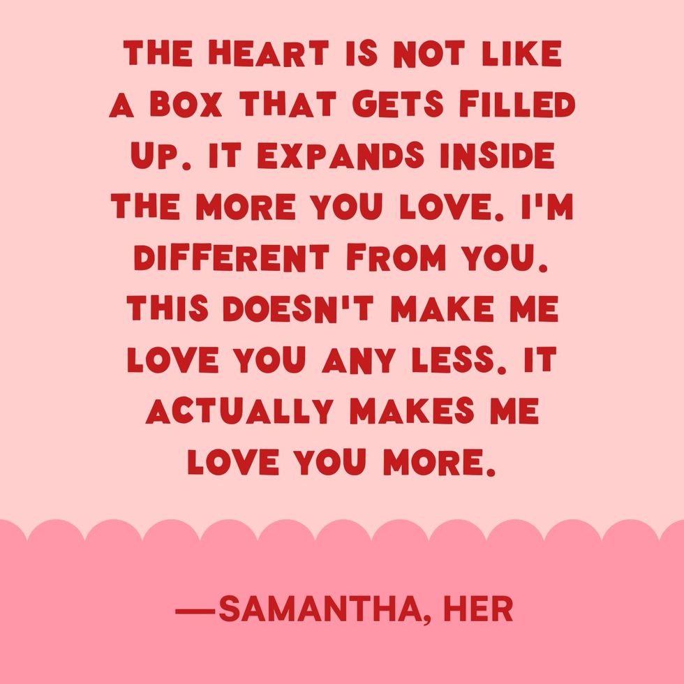 Her romantic movie quotes