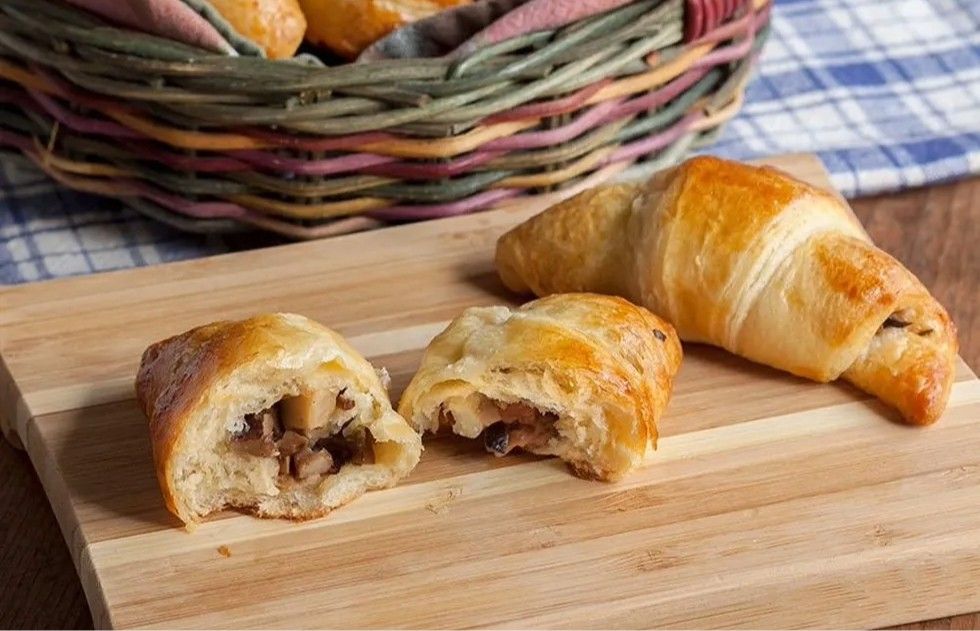 Herby Mushroom Croissant Stuffing