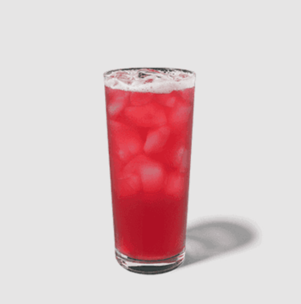 Hibiscus Shaken Lemon Tea cool drinks from starbucks mexico