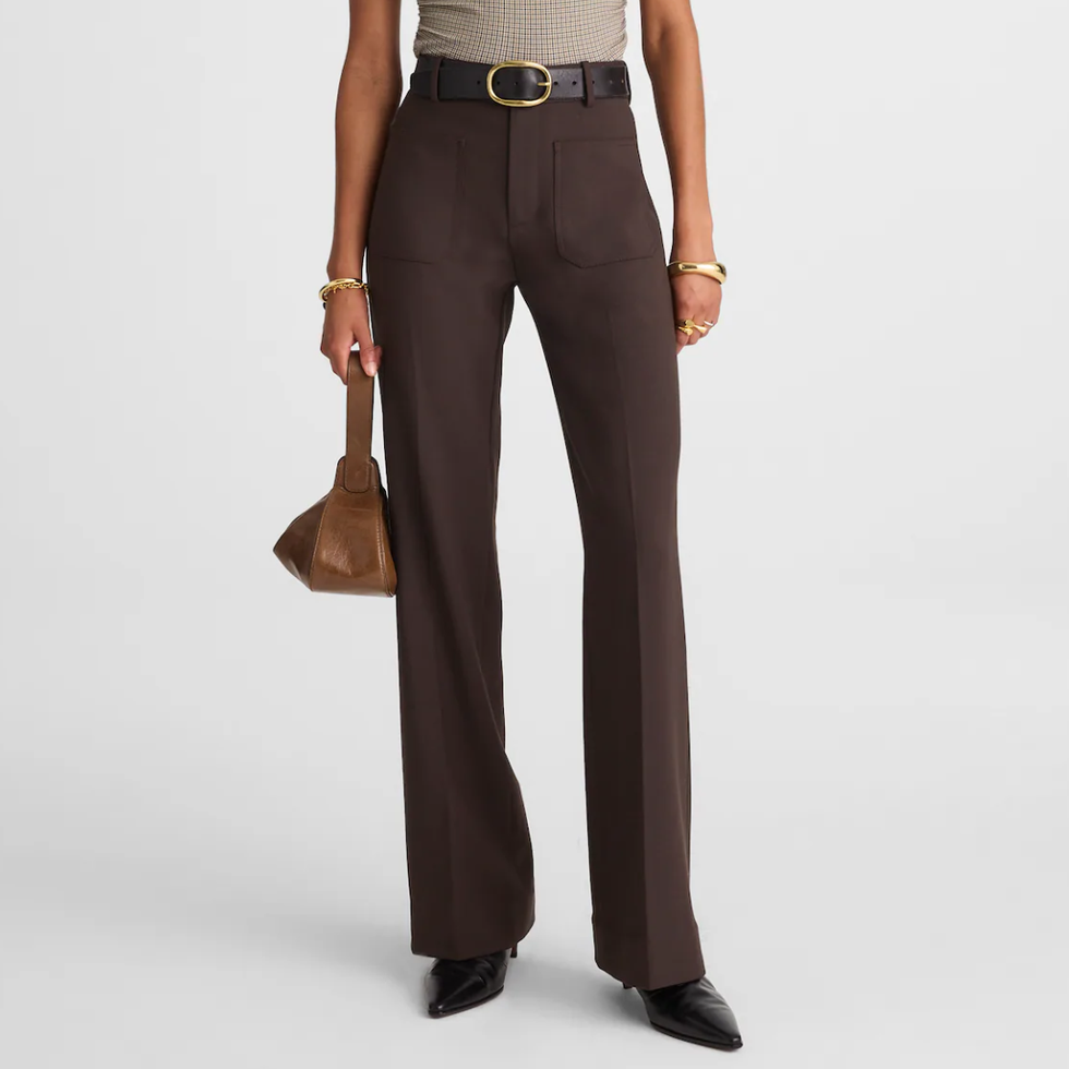 High-Rise Bootcut Trouser