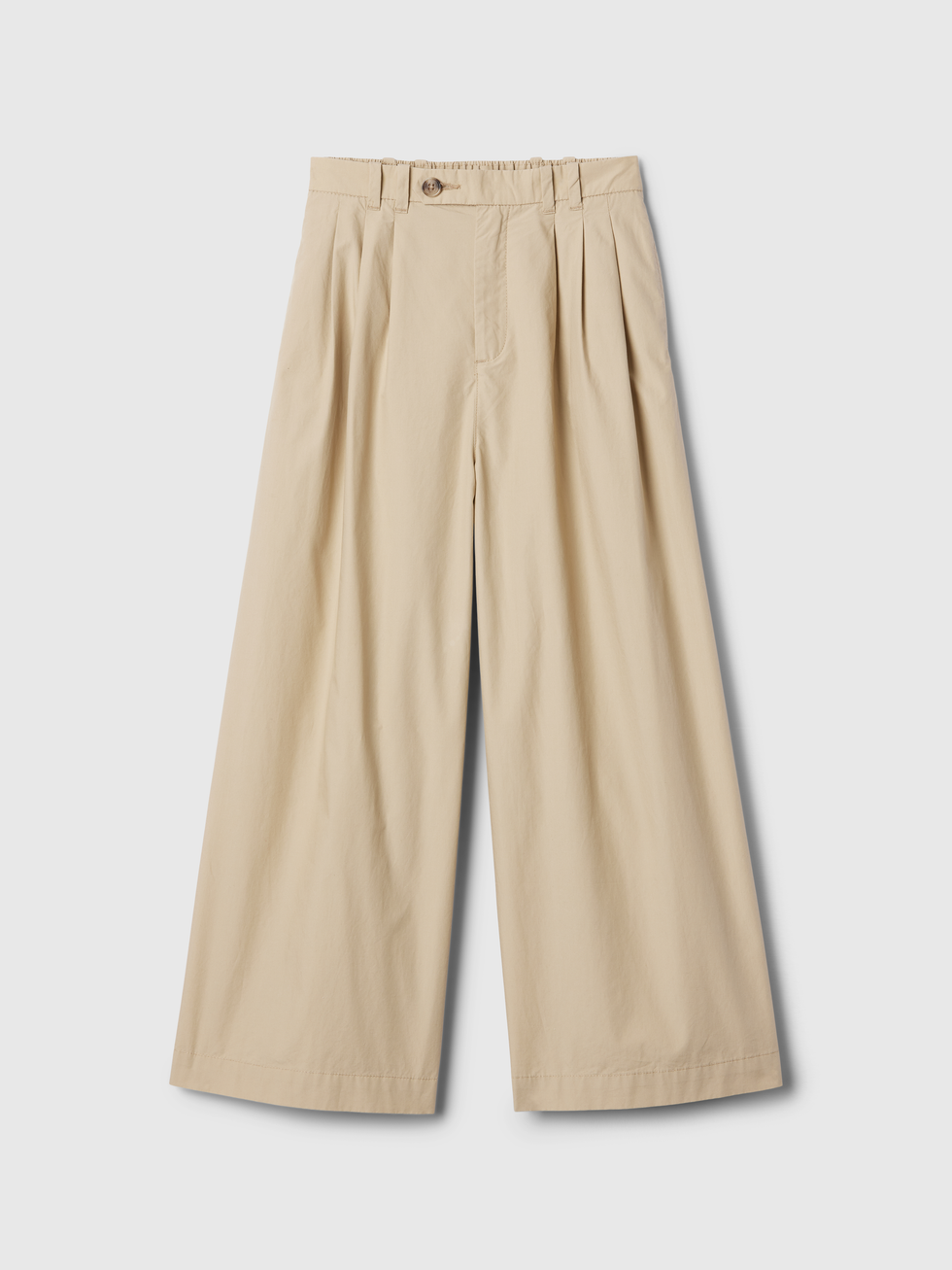High Rise Khaki Trousers