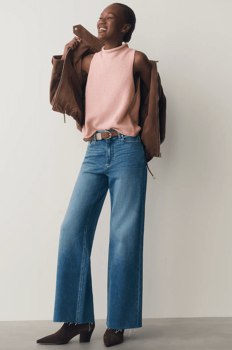 High-Rise Wide-Leg Jeans