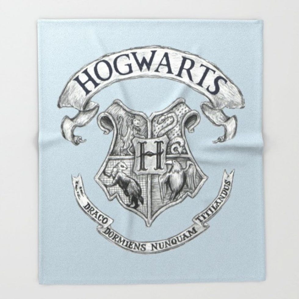 Hogwarts Throw Blanket