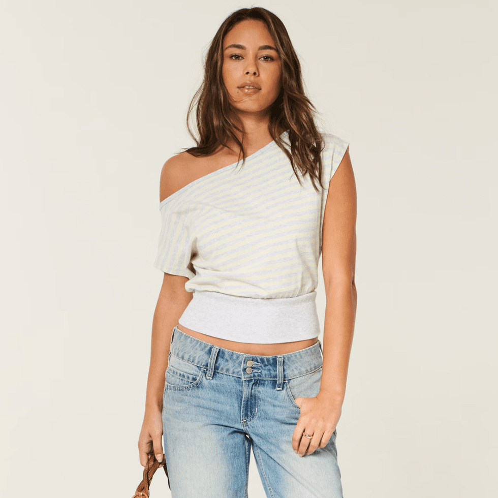 Hollister Off-the-Shoulder Banded Top