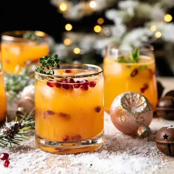 Holly Jolly Christmas Citrus Cocktail