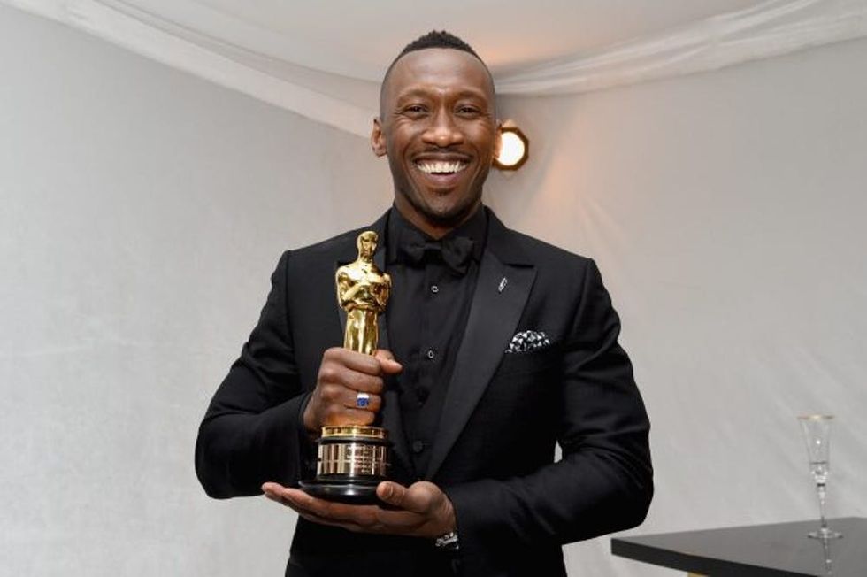 HOLLYWOOD, CA - FEBRUARY 26: Actor Mahershala Ali, winner of the award for Actor in a Supporting Role for 'Moonlight,' attends the 89th Annual Academy Awards Governors Ball at Hollywood & Highland Center on February 26, 2017 in Hollywood, California. (Photo by Kevork Djansezian/Getty Images)