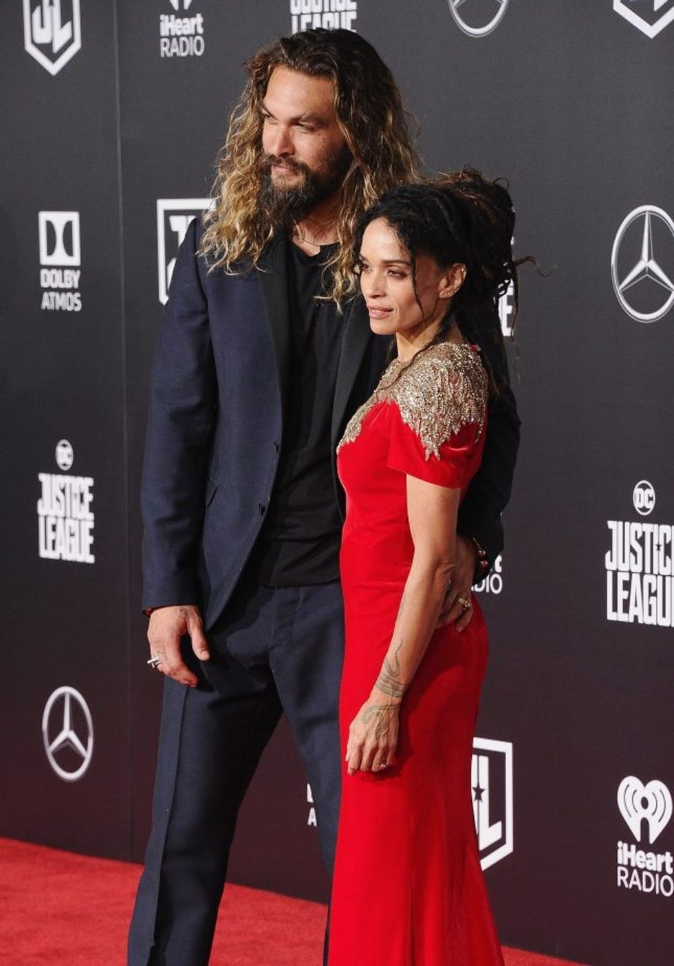 HOLLYWOOD, CA - NOVEMBER 13: Actor Henry Cavill and Lisa Bonet attend the Los Angeles Premiere of Warner Bros. Pictures' "Justice League" at Dolby Theatre on November 13, 2017 in Hollywood, California. (Photo by Jon Kopaloff/FilmMagic)